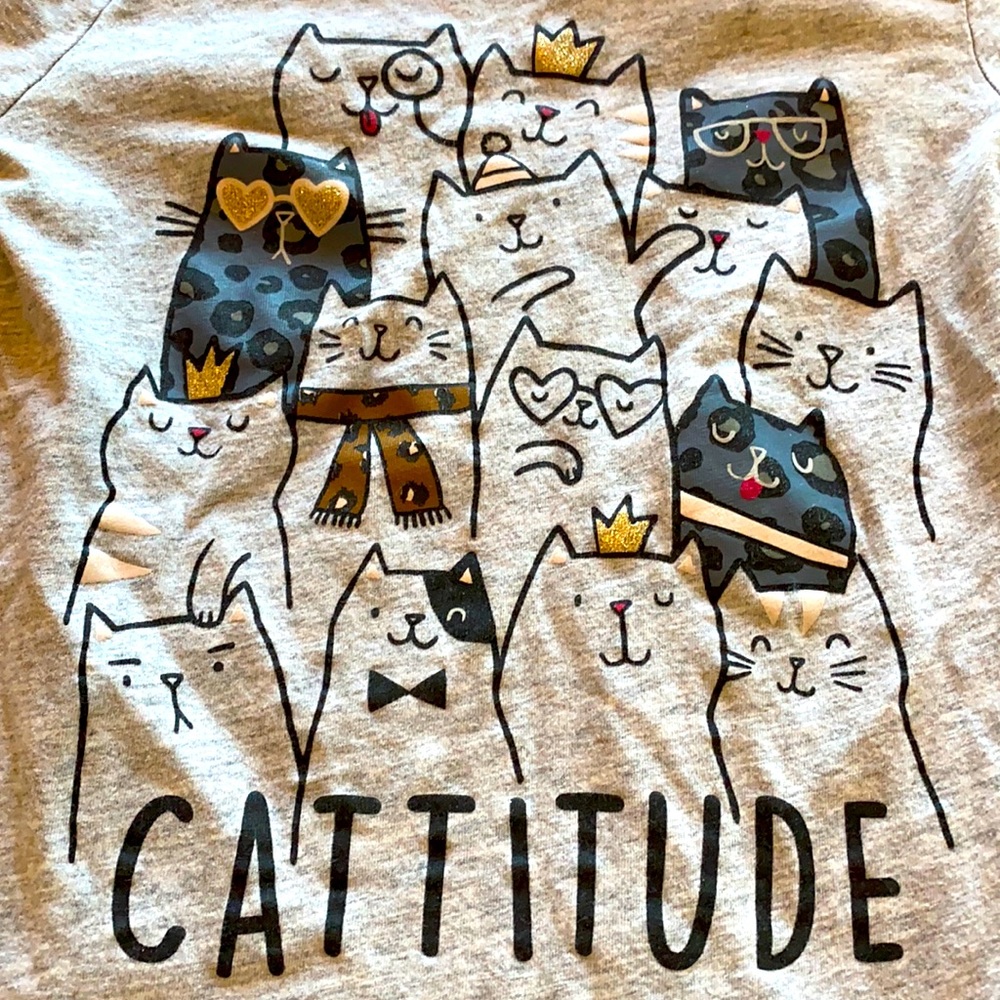 Long sleeve Kitty clothes for 5 and 6 yr old